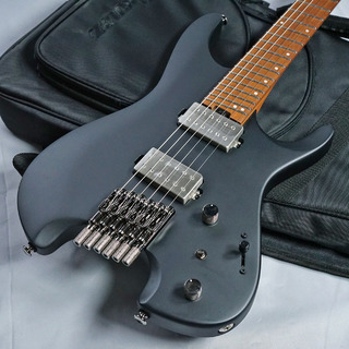 IbanezQX52 BKM Black Matte スラントフレット【SPOTモデル】 Headless