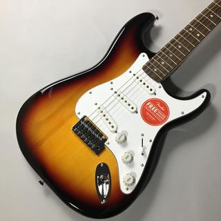 Squier by Fender Affinity Series Stratocaster Laurel Fingerboard White Pickguard 3-Color Sunburst エレキギター ストラ