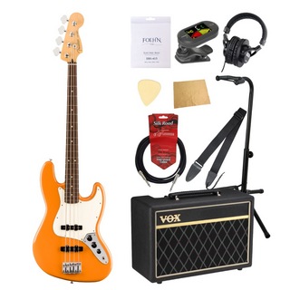 Fender Player Jazz Bass PF Capri Orange VOXアンプ付き フェンダー エレキベース 入門10点 初心者セット