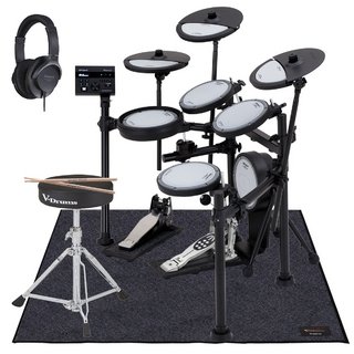 Roland VQD106 PEARLキックペダルと純正イスを採用したフルセット w/TDM-10（Vドラムマット）【WEBSHOP】
