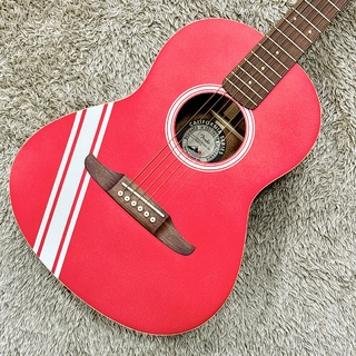 Fender AcousticsFSR Sonoran Min Walnut Fingerboard / Candy Apple Red with Competition Stripes【ミニギター】