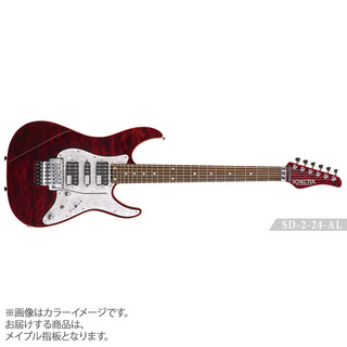 SCHECTER SD-2-24-AL/M RED エレキギター