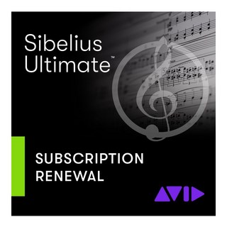 AvidSibelius Ultimate サブスクリプション更新版(1年)(9938-30112-00)(オンライン納品)(代引不可)
