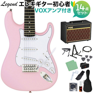 LEGEND LST-MINI KWPK エレキギター 初心者14点セット 【VOXアンプ付き】