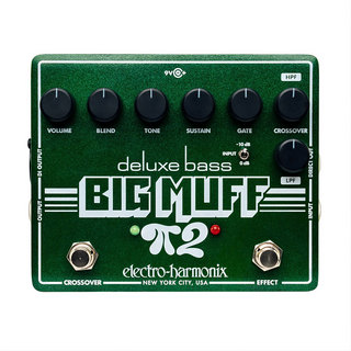 エレクトロ・ハーモニクス、帯域分割対応のベース用ファズ“Deluxe Bass