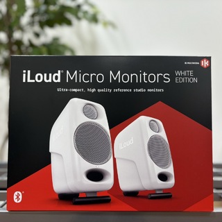 IK Multimedia iLoud Micro Monitor White（ペア）Bluetooth対応《2セット限定特別価格！迅速発送！》