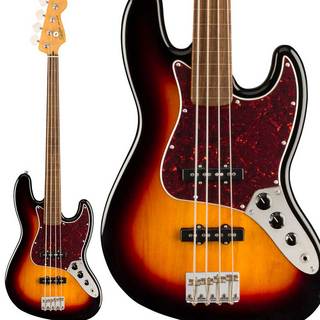 Squier by FenderClassic Vibe ’60s Jazz Bass Fretless Laurel Fingerboard 3-Color エレキベース ジャズベース