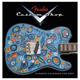 Fenderフェンダー 2024 Custom Shop Calendar 2024年壁掛けカレンダー