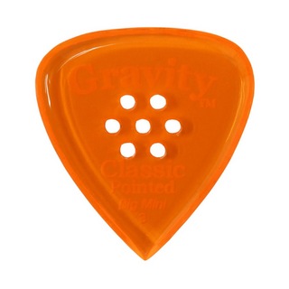 Gravity Guitar PicksClassic Pointed -Big Mini Multi-Hole- GCPB3PM 3.0mm Orange ピック
