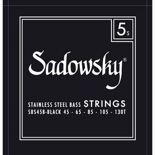 Sadowsky 【旧定価品最終入荷】ELECTRIC BASS STRINGS Stainless Steel 5ST(45-130T) SBS45B/Black