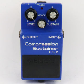 BOSS【中古】コンプレッサー エフェクター BOSS CS-2 Compression Sustainer Made in Japan ギターエフェクター
