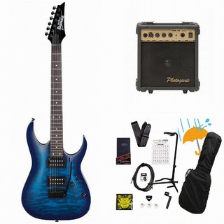 Ibanez Gio Series GRGA120QA-TBB (Transparent Blue Burst)  [海外仕様イシバシ独占販売モデル] PG-10アンプ付属