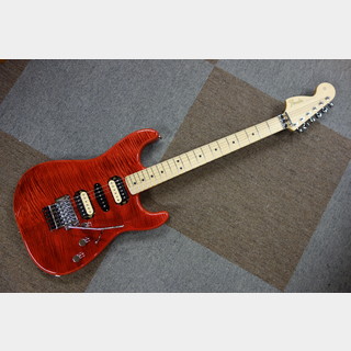 Fender Michiya Haruhata Stratocaster, Maple Fingerboard, Trans Pink