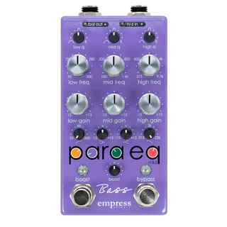 Empress Effects ParaEQ パライコ イコライザー Empress Effectsよりベース専用のパラメトリックEQ／ブースト
