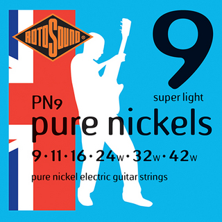 ROTOSOUND Pure Nickel PN9 (009-042)【エレキギター弦】