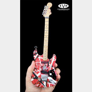 EVH Frankenstein Mini Guitar Red-White-Black EVH001【未展示保管】