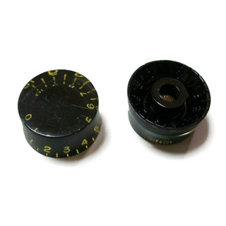 MontreuxVintage Tint Speed knob Black (2) No.8504 ギターパーツ
