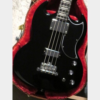Gibson【驚愕のジャック配置!?】SG Standard Bass -Black- #231130260 【漆黒の良指板!!】【軽量3.46kg】