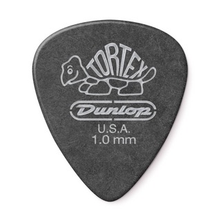 Jim Dunlop488 Tortex Pitch Black Standard 1.0mm ギターピック×12枚