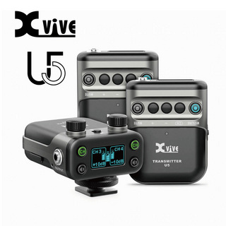 Xvive 【送信機2台セット】U5T2 Wireless Mic System │ ワイヤレスマイクシステム