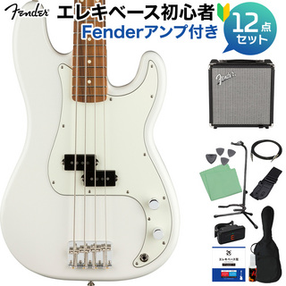 Fender Player Precision Bass PWT ベース初心者12点セット【Fenderアンプ付】