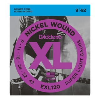 D'Addario ダダリオ 【10セット】 D'Addario 09-42 EXL120 Super Light エレキギター弦