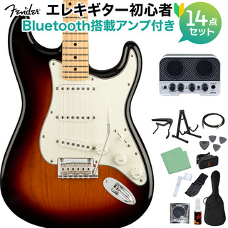Fender Player Stratocaster MN 3CS 初心者セット【Bluetooth搭載アンプ付】