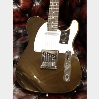 Fender American Ultra II Telecaster Ebony / Texas Tea [#US24005812][3.54kg]