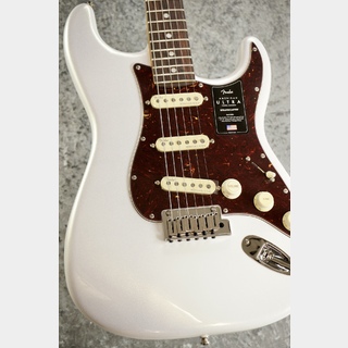 Fender American Ultra Stratocaster RW / Arctic Pearl  [#US23091470][3.54kg]