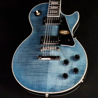Epiphone Inspired by Gibson Les Paul Custom Figured Transparent Blue ≪S/N:24011521126≫ 【心斎橋店】