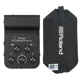 Rolandローランド GO:MIXER PRO-X キャリングポーチ付きセット スマートフォン用オーディオミキサー