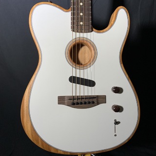 Fender ACOUSTASONIC PLAYER　TELECASTER AWT Arctic White エレアコギターアコースタソニック プレイヤー 【現物