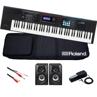 RolandJUNO-DS76【スピーカーセット】76鍵盤シンセ《背負えるケース付》