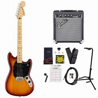 FenderPlayer Mustang Maple Fingerboard Sienna Sunburst Fender 10Wアンプ付属エレキギター初心者セット【WEBSH