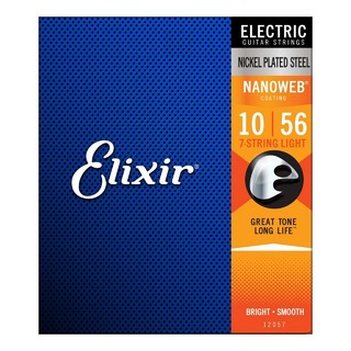 Elixir NANOWEB 7 Strings Light (.010 - .056) [12057]【7弦】