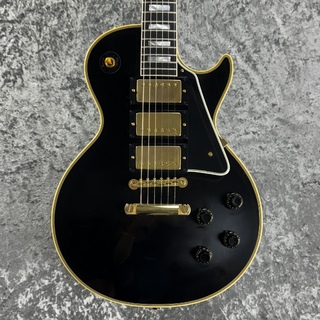 Gibson Custom Shop 【3-P.U.モデル】1957 Les Paul Custom Reissue 3-Pickup VOS Ebony #741139[4.58kg] 3Fフロア