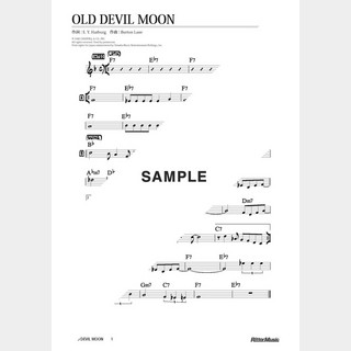 楽譜 Old Devil Moon