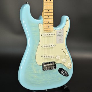 Fender 2024 Collection Hybrid II Stratocaster Maple Flame Celeste Blue 【名古屋栄店】