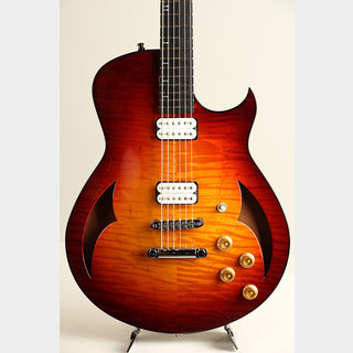 MarchioneSemi Hollow Baritone 59 Burst / Figured Maple&Mahogany Back "The first one"