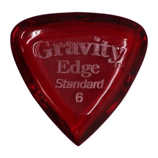 Gravity Guitar PicksEdge -Standard- GEES6P 6.0mm Red ギターピック