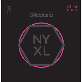 D'Addario NYXL Series Electric Guitar Strings NYXL0942-3P［3セットパック］