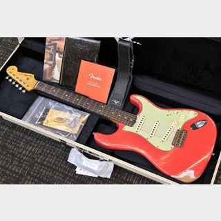 Fender Custom Shop Limited Edition 1963 Stratocaster Heavy Relic Aged Fiesta Red #CZ 【3.56kg/極上の漆黒指板個体】