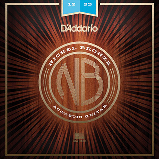 D'Addario NICKEL BRONZE LIGHT NB1253【12-53/アコースティックギター弦】