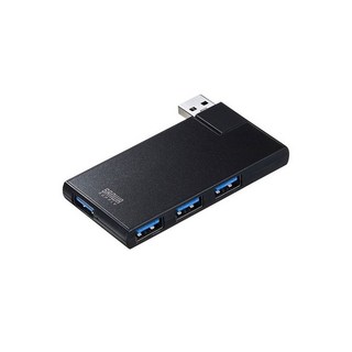 Sanwa Supply 【在庫処分特価】USB-3HSC1BK (USB3.0 4ポートハブ)(ブラック)