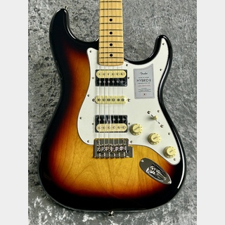 Fender ～2024Collection～ Made in Japan Hybrid II ST HSH/Maple -3-Color Sunburst- #JD23030279【3.50kg】 