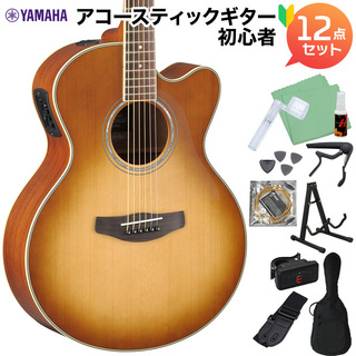 YAMAHA YAMAHA CPX700II SDB アコースティックギター初心者12点セット エレアコギター