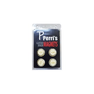 Perri's GNM-02 GUITAR KNOB MAGENTS WHITE (4 PACK)