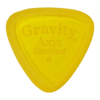 Gravity Guitar PicksAxis -Standard Master Finish- GAXS4M 4.0mm Yellow ギターピック