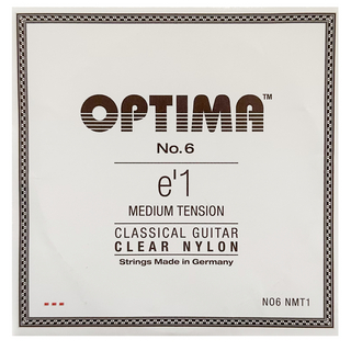 Optima StringsNo6.NMT1 Nylon E1 Medium 1弦 バラ弦 クラシックギター弦