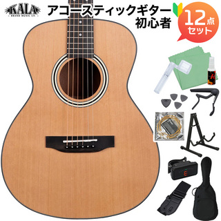 KALA KA-GTR-OM-CMH アコースティックギター初心者12点セット オーケストラミニギター